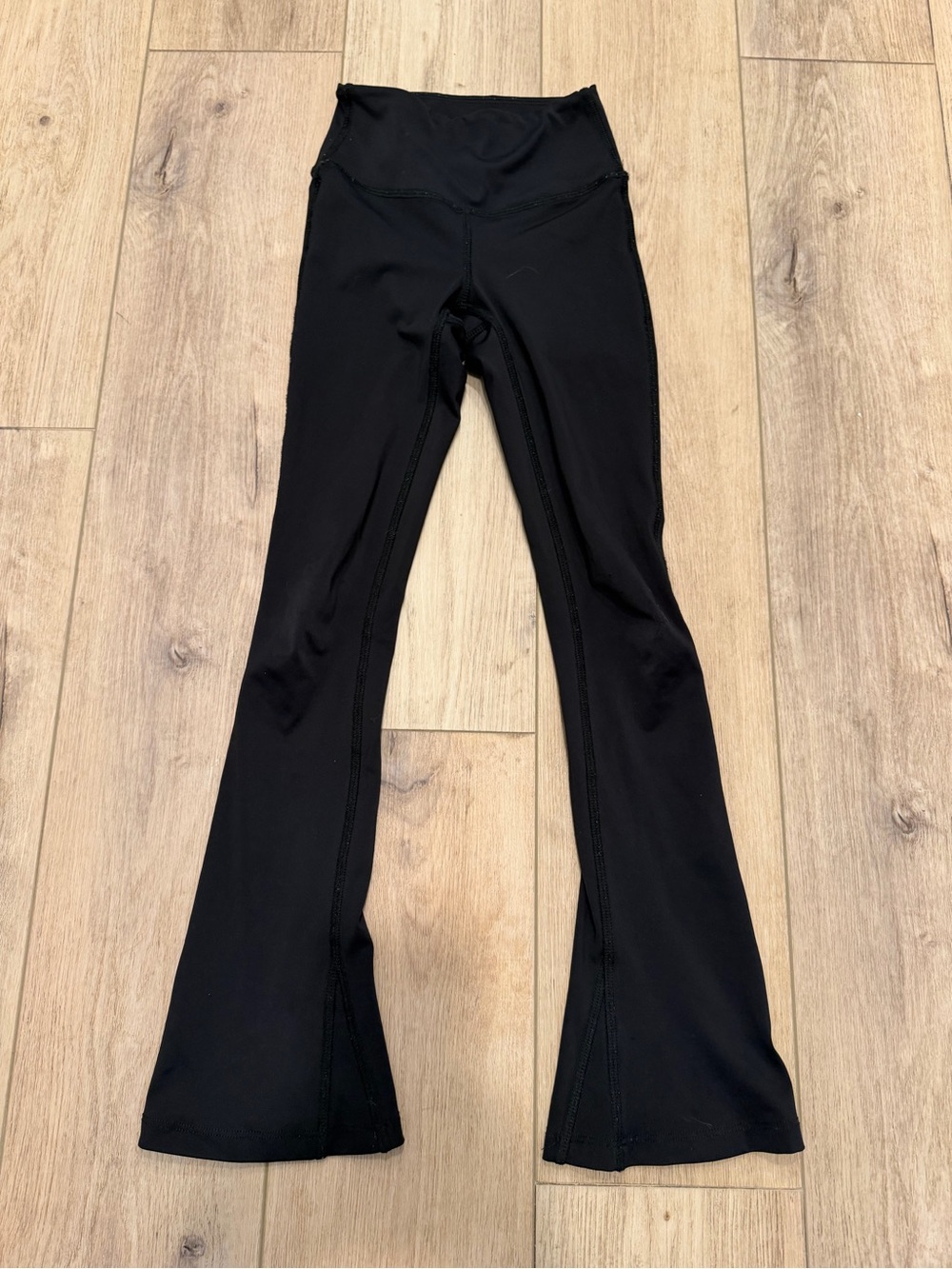 Tiger Friday Black Flared Leggings